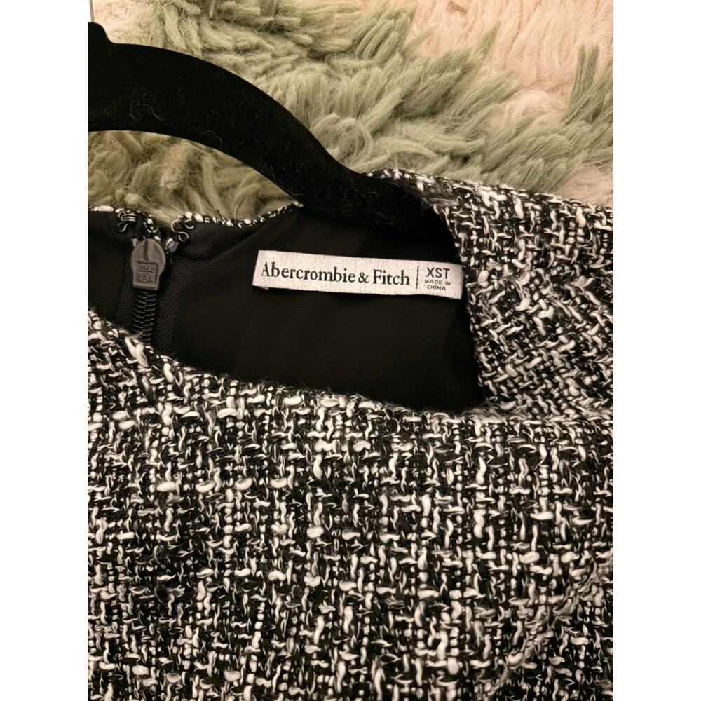 NWOT Abercrombie Tweed High-Neck Mini Dress - Picture 4 of 4